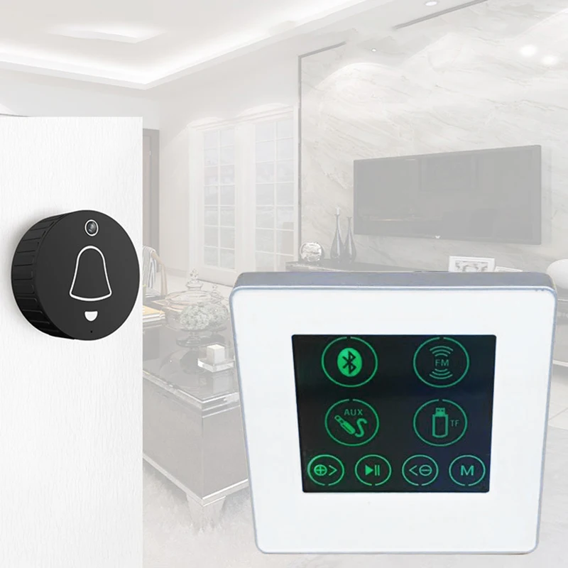 4 дюйма встроенный Семья отель &quotумный дом&quot Фоновый музыкальный плеер