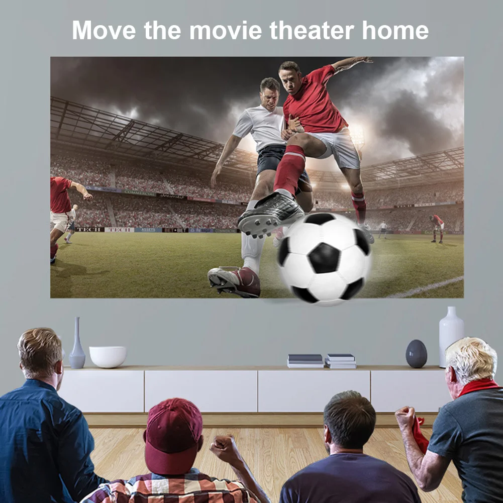 4k HD портативный складной тканевый проектор 16/9 домашний кинотеатр киноэкран +
