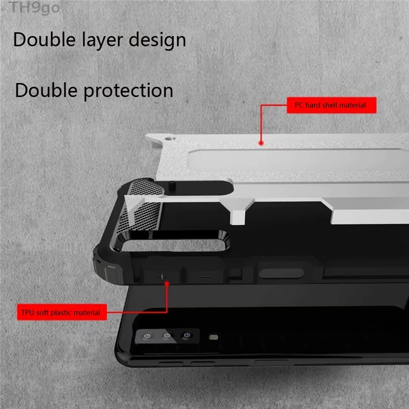 Hybrid Rugged Armor Ultra Slim Case For Samsung A6 A8 Plus A7 A9 2018 2in1 Waterproof Cover Galaxy A6S A8S A3 A5 DYee |