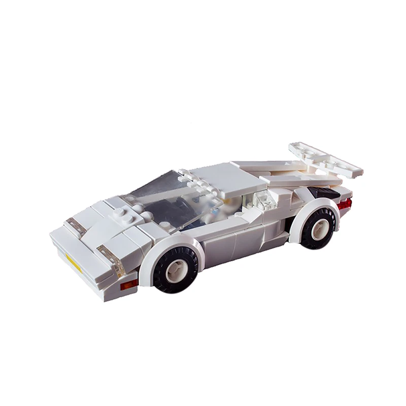 

Super Race Car Whit Color Kits Sets Compatible With Building Blocks Technical Series Model Brick Kids Toys Gift MOC Decoration