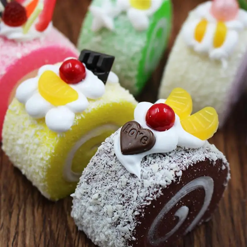 1 шт. искусственное пирожное украшение имитация реалистичной пищи искусственной