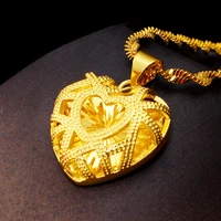 ping an love gold plated vietnamese sand gold necklace thick gold water wave chain women 24k gold jewelry