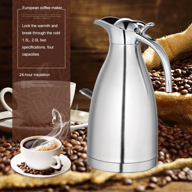 YIBO 1 шт. чайник из нержавеющей стали Портативный Классический походный