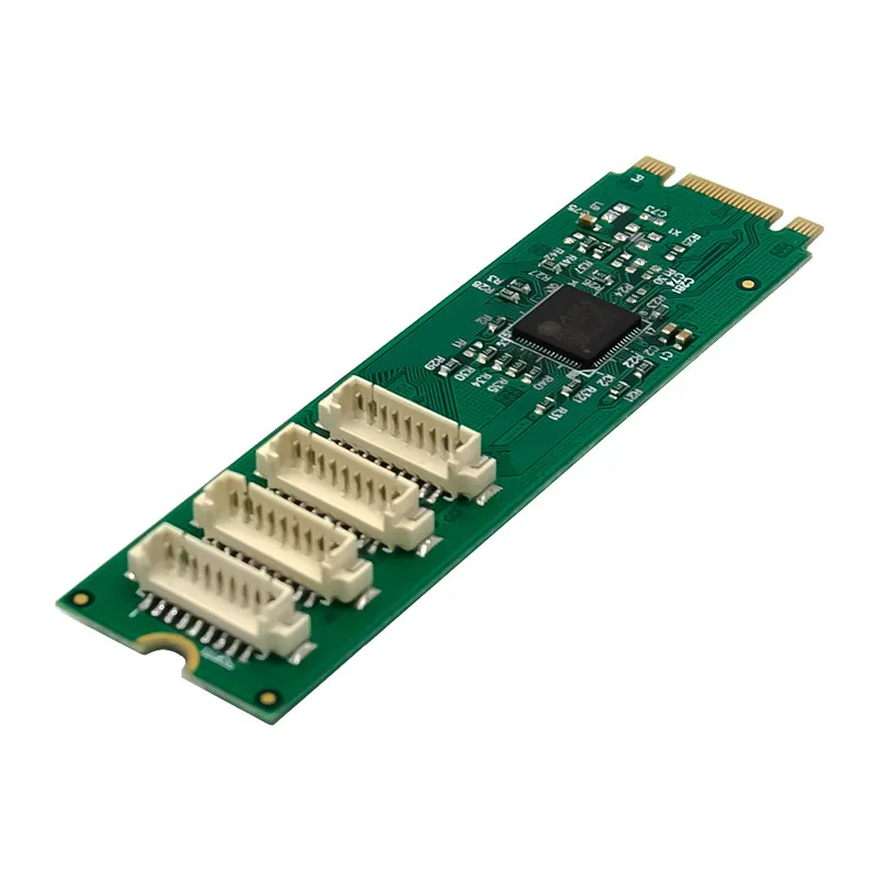 4 порта M.2 B M чип ключ ASIX AX99100 4S последовательный порт адаптер DB-9Pin промышленный RS232