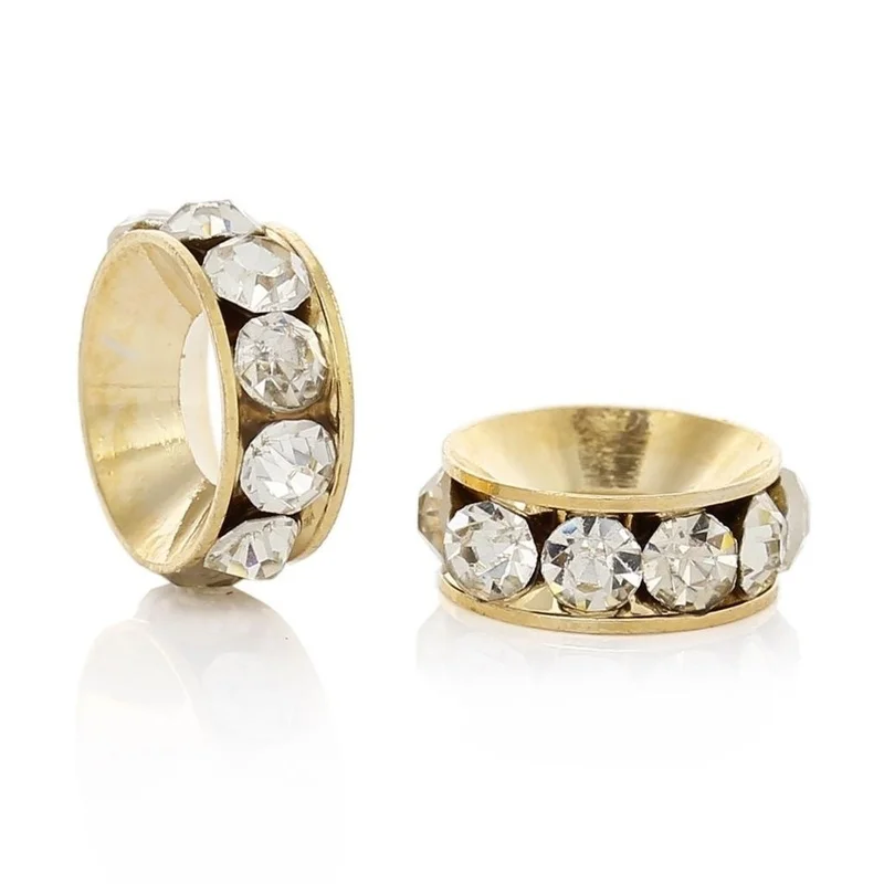 20 шт. серебряные и золотые металлические бусины Распорки|Бусины| |