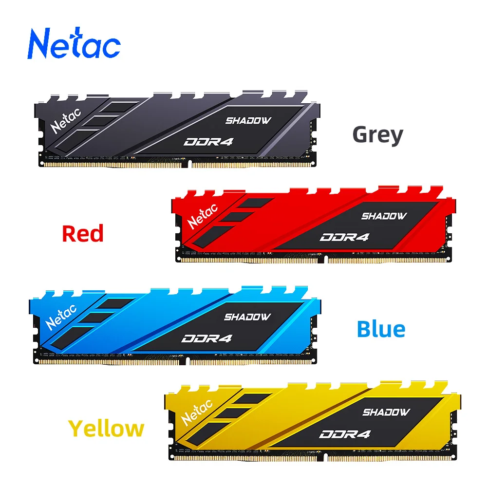 

Оперативная память Netac DDR4 Ram 3200 2666 3600 МГц, игровая оперативная память 8 Гб 16 Гб RGB XMP 288pin ПК Dimm DDR для материнской платы AMD inter