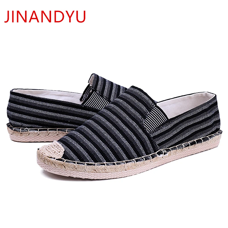 

Slip on Shoes Men Casual Linen Canvas Shoes Light-weight Spring Autumn Men Shoe for Mens Breathable Fashion Man Shoes Loafers
