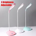 2021 Домашний Светильник ing USB светодиодный настольный светильник для обучения детей Защита глаз настольная лампа 3 режима Регулируемые Портативные лампы для чтения