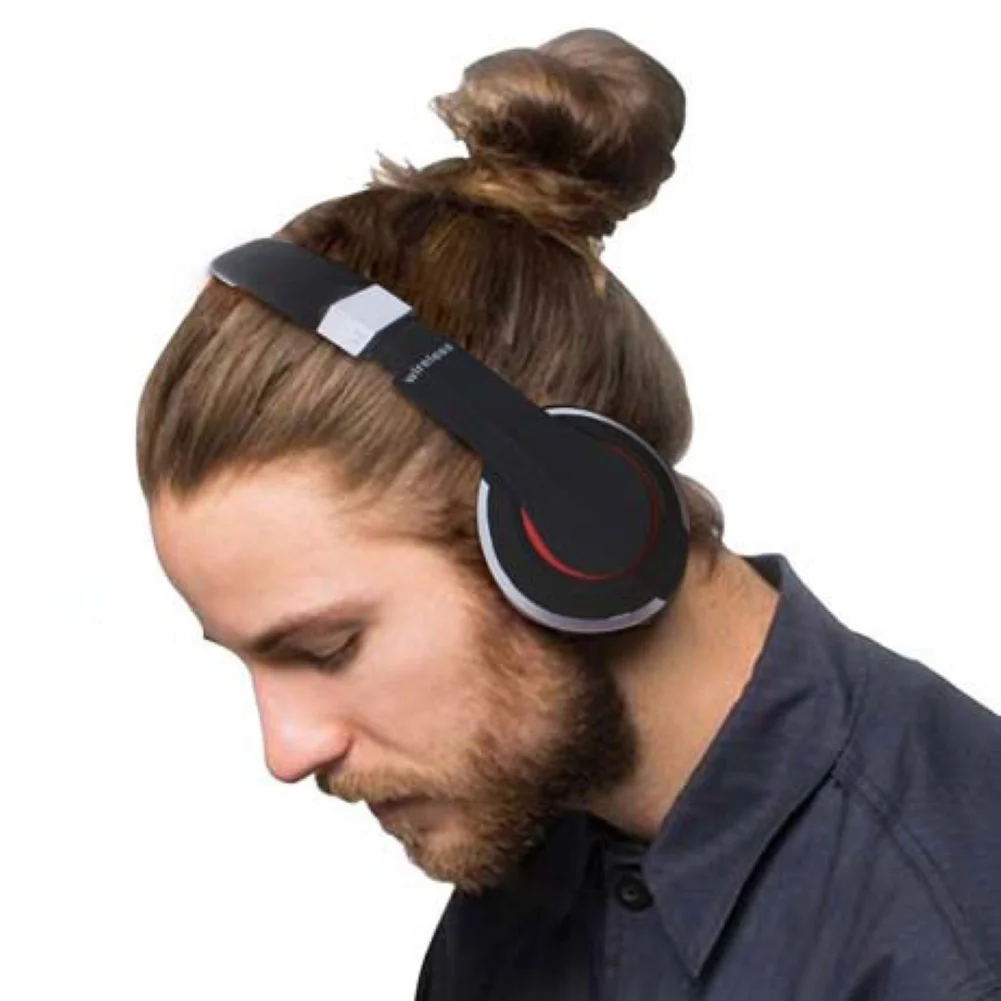 Складные беспроводные наушники Bluetooth 5 0 Накладные с усиленными басами