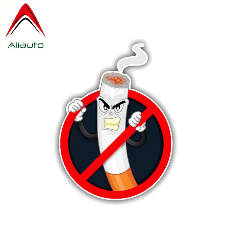 

Aliauto Funny Car Sticker Danger No Smoking Warning Accessories PVC Decal for Bmw Toyota Suzuki, 8cm*11cm