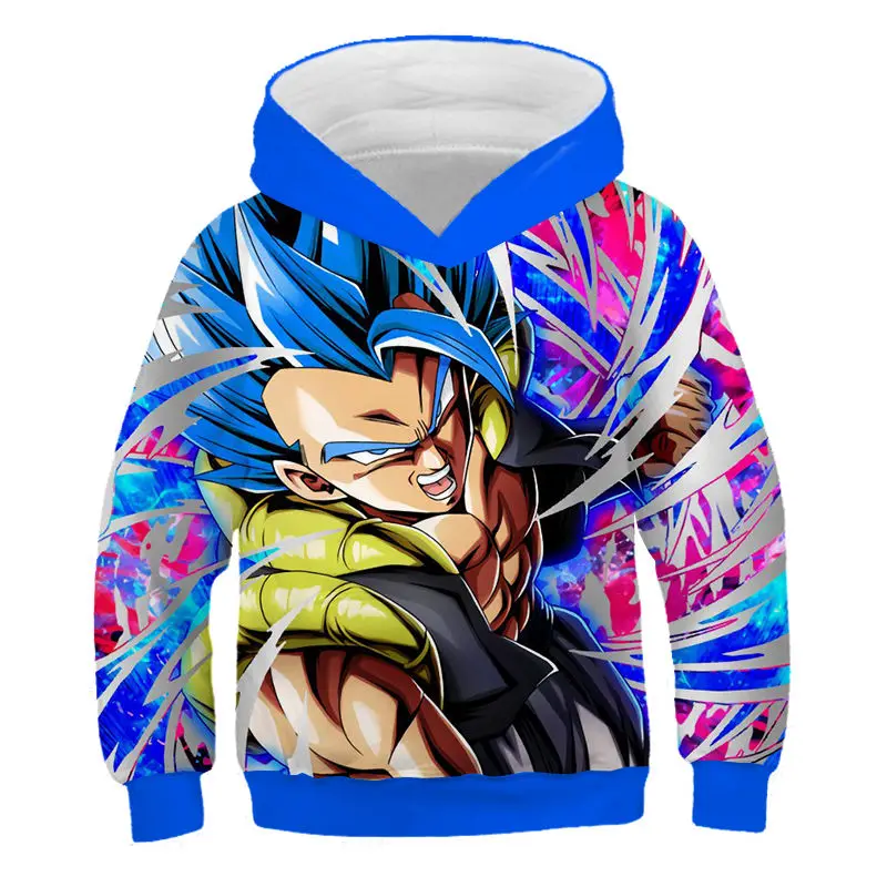 Японское аниме Dragon Ball Z Son Goku детские толстовки с 3D принтом Harajuku детские повседневные толстовки для мальчиков и девочек - Color: NT-218
