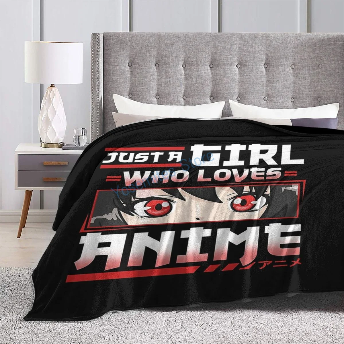 Зимнее Фланелевое покрывало для девочки которая любит аниме-косплей