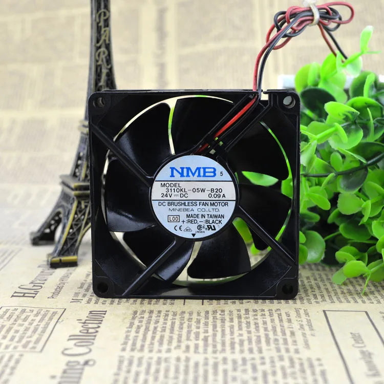 

FOR NMB 3110KL-05W-B2080258CM 24V 0.09A Ultra Durable Inverter cooling Fan