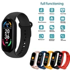 Смарт-браслет M6 для мужчин и женщин, спортивные часы с монитором кровяного давления, для Apple, Xiaomi, Android