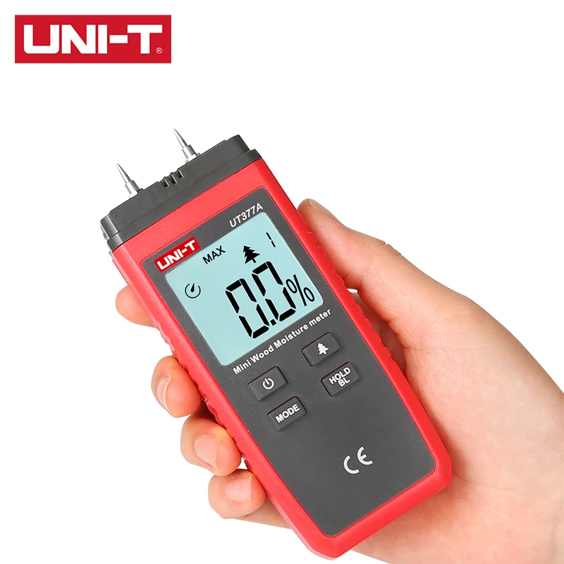 UNI-T измеритель влажности древесины UT377A 4 типа категорий (28 видов древесины)
