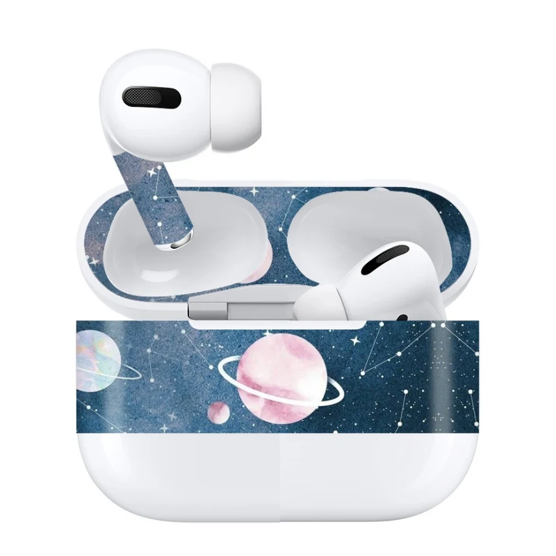 Наушники-накладки для наушников Apple Airpods Pro - декоративный защитный чехол-намотка из пленки.