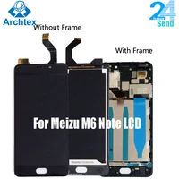 for meizu note 6 m721h m721q lcd display with touch screen digitizer assembly replacement with frame 5 5 inch 10 point