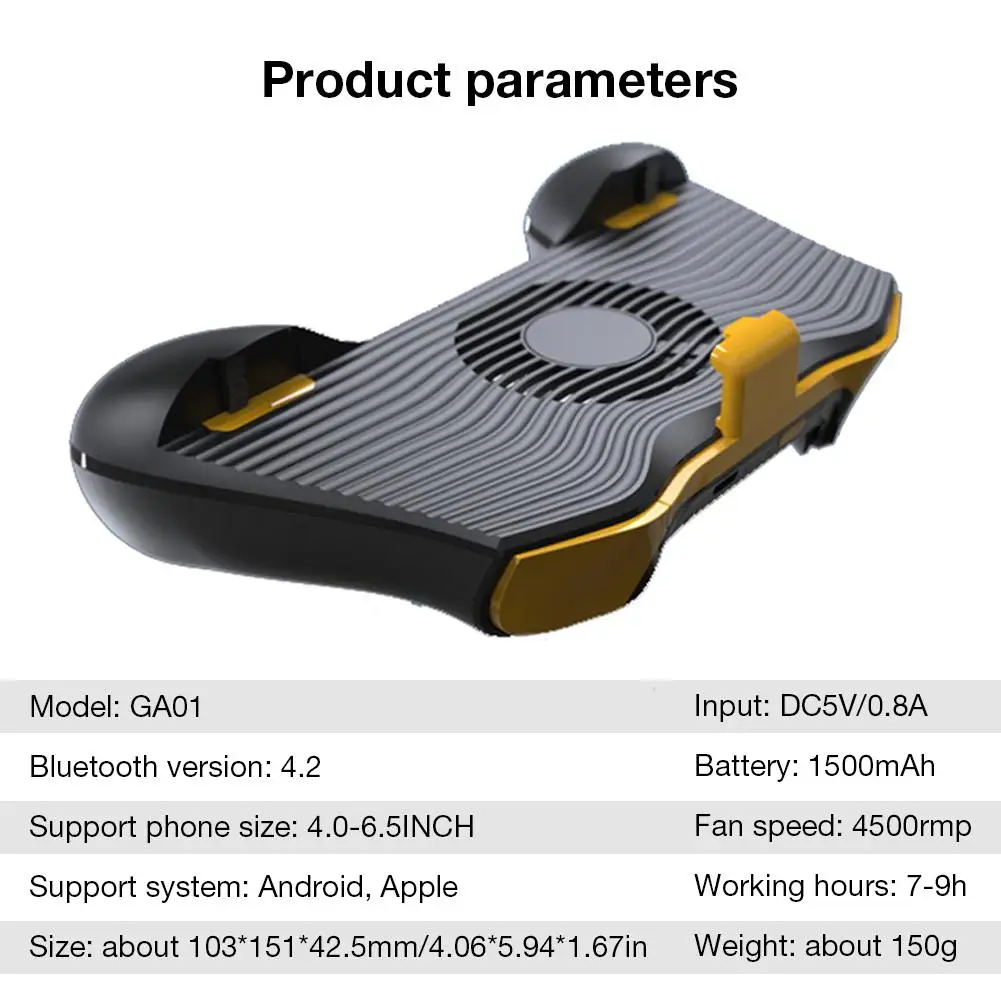 Мобильный игровой контроллер для PUGB Bluetooth Мобильный Джойстик Геймпад охлаждающая UGB Ручка для Apple Android iOS игры аксессуары