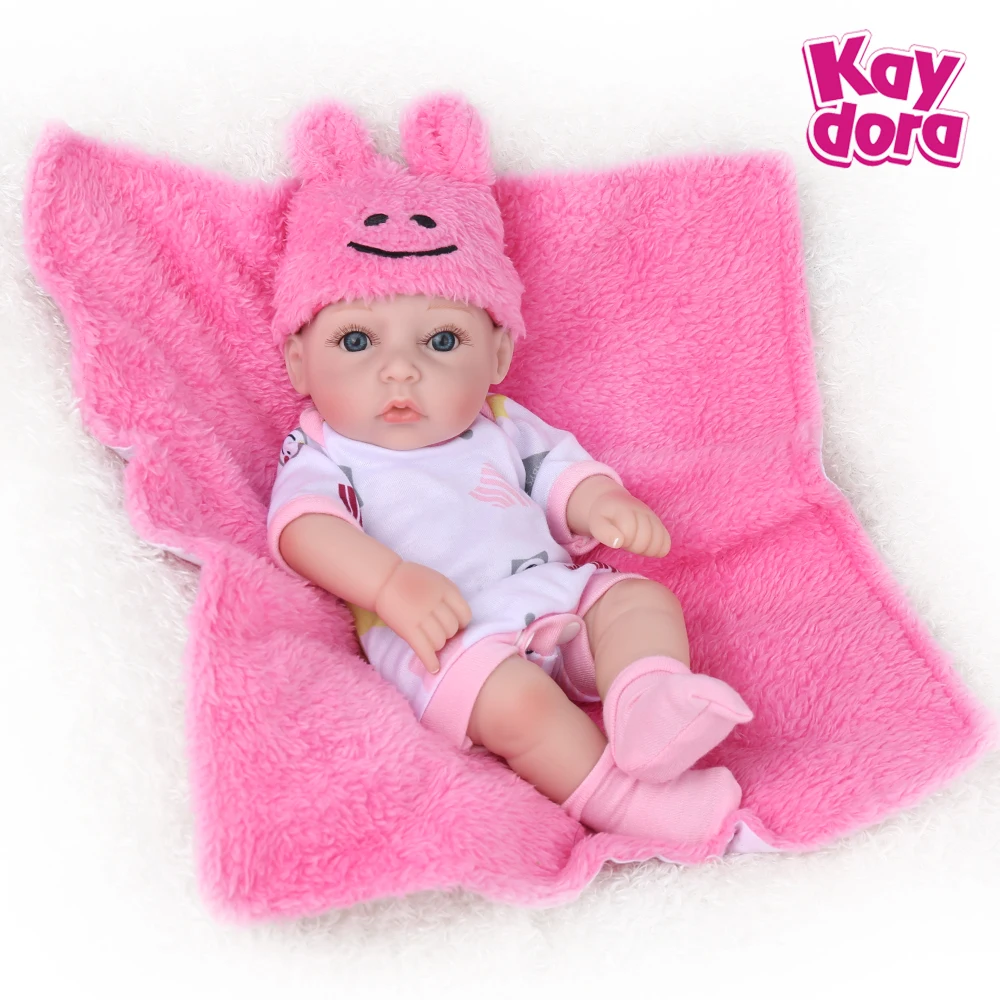 Реалистичные силиконовые куклы Reborn Baby Размер 10 дюймов 25 см живая Одежда для
