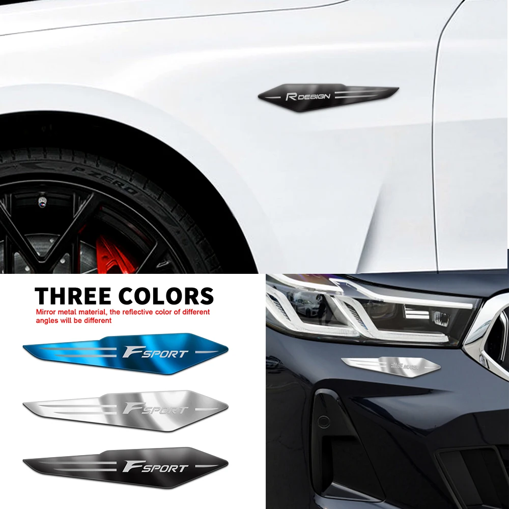 

2pcs Styling Reflective Mirror Body For Seat Ibiza Leon Cupra e-Racer Ateca FR Side Fender Decoration Stickers Accessories
