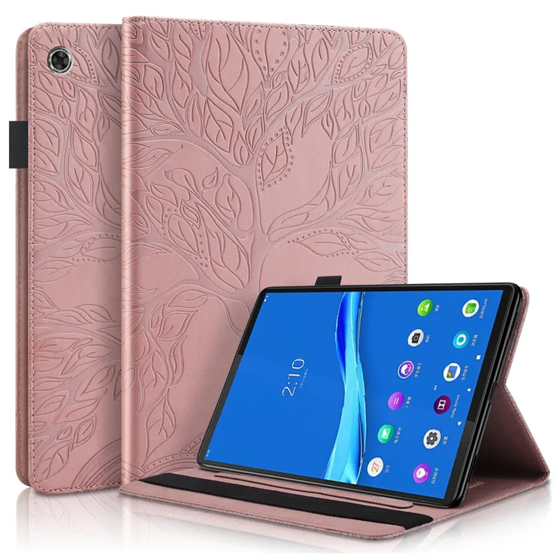 

For Lenovo Tab M 10 M10 FHD Plus 10.3 TB-X606F TB-X606X Cover Leather 3D Tree Flip Case Funda for Lenovo M10 Plus Case Tablet
