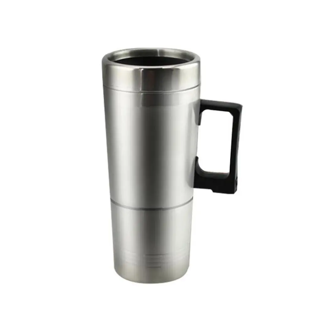 Электрическая Автомобильная чашка с подогревом водонагреватель из нержавеющей