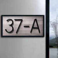 5 in 12 5cm zinc alloy sign metal number house number furniture door industry house number digital letter identification plate