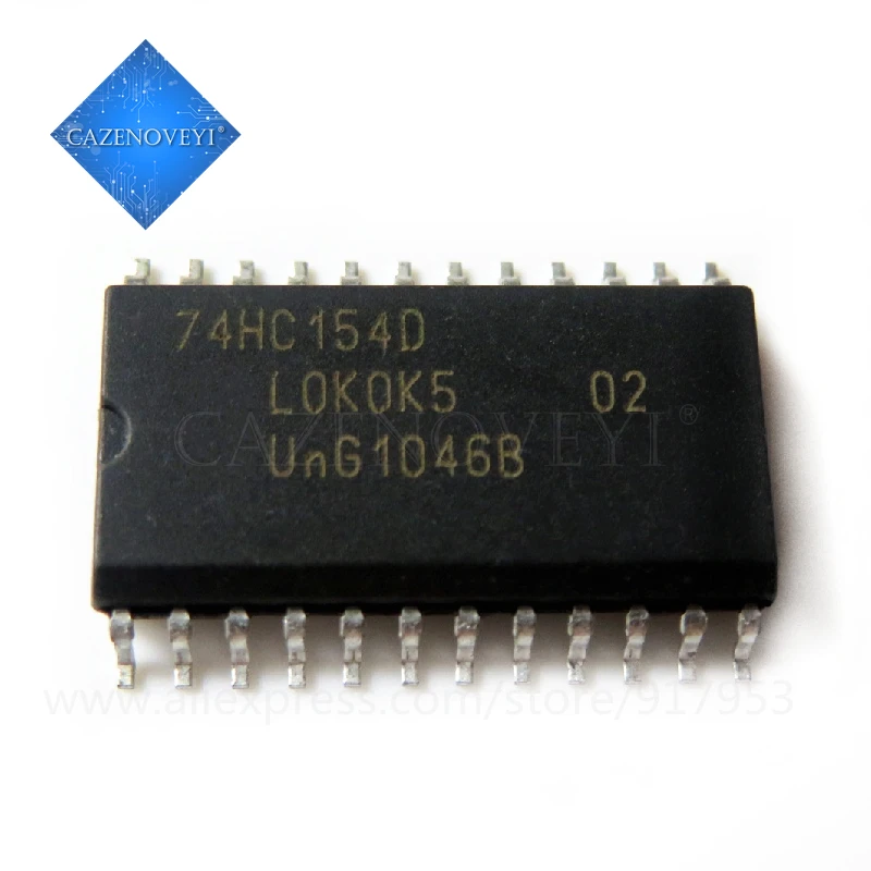 10 шт./лот 74HC154D SOP24 74HC154 кодировщик декодер мультиплексор и демультиплексор 4-16