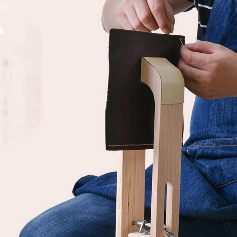 Новое дерево кожевенное ремесло ручная строчка кожаное шнуровка шитье DIY