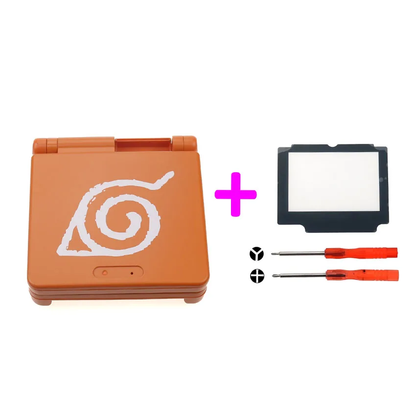 YuXi полный комплект корпус оболочка запасная часть для nintendo для Gameboy Advance SP для GBA SP чехол крышка с экраном объектив инструменты - Цвет: S