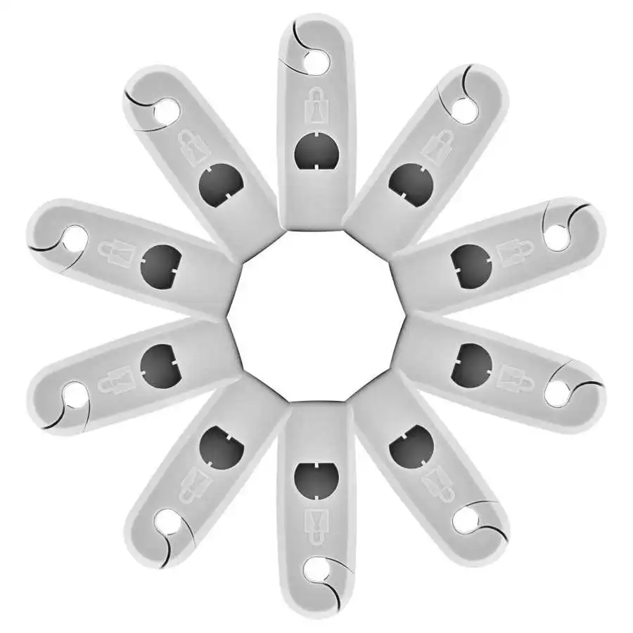 Профессиональный 10 PC система магазин крюк замок Противоугонный