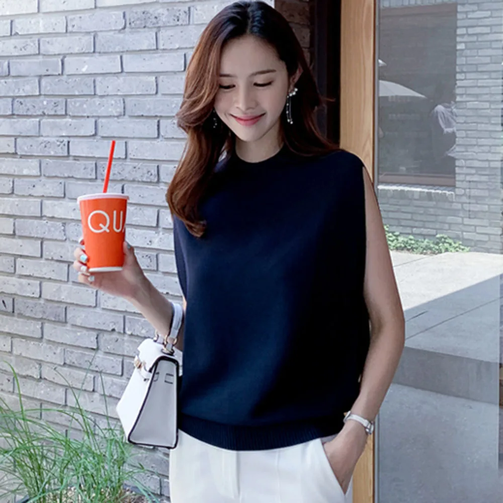 Элегантный винтажный офисный женский топ в Корейском стиле свободный однотонный