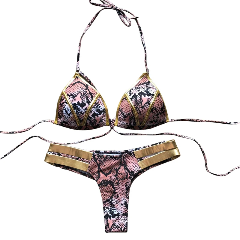 

Sexy Bikini Women Push Up Swimsuit Leopard Printing Swimwear Brazilian Bikini Set Bathing Suit Summer Beach Wear Women