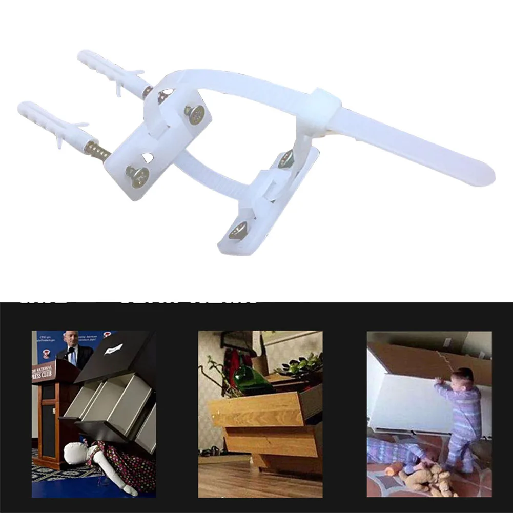 Белый Нейлоновый настенный анкер безопасная для дома устойчивый к