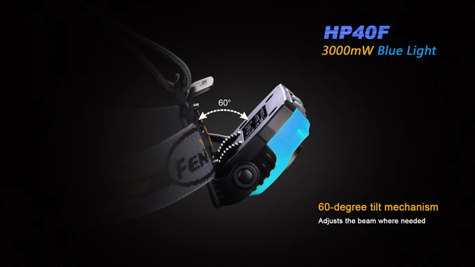 Fenix HP40F рыболовный налобный фонарь Cree XP-G2 R5 450lm с синим светом фарол Головной фонарь Lanterna de cabeca