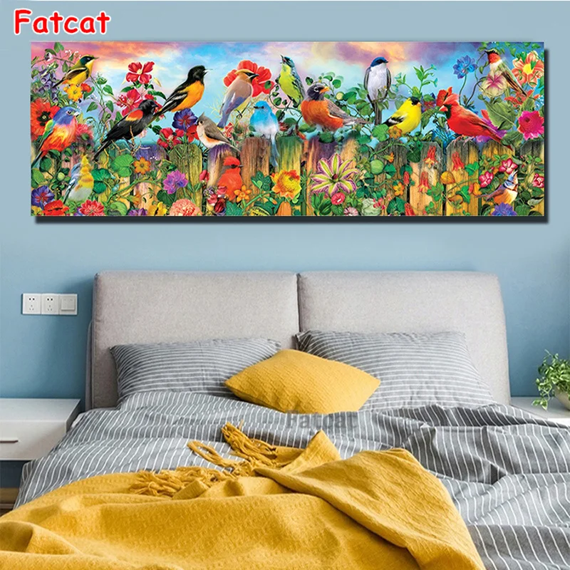 

5D DIY full square diamond painting flower animal bird diamond rhinestone embroidery cross stitch mosaic large size decor PP546