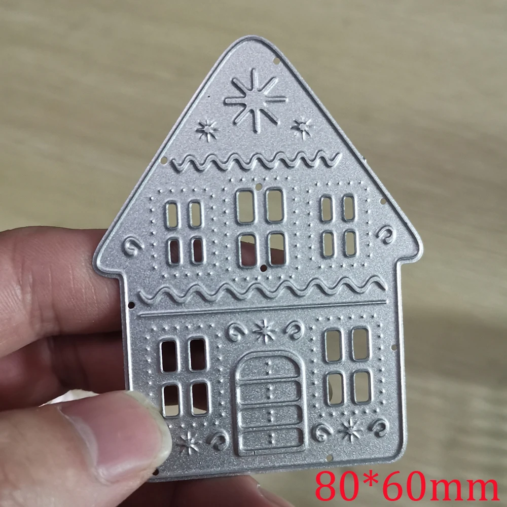 Пресс-формы серебряный маленький дом металлические штампы для скрапбукинга