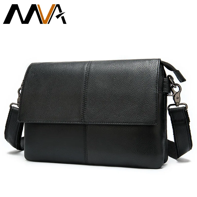 MVA сумка мессенджер Мужская из натуральной кожи для мужчин сумки повседневные