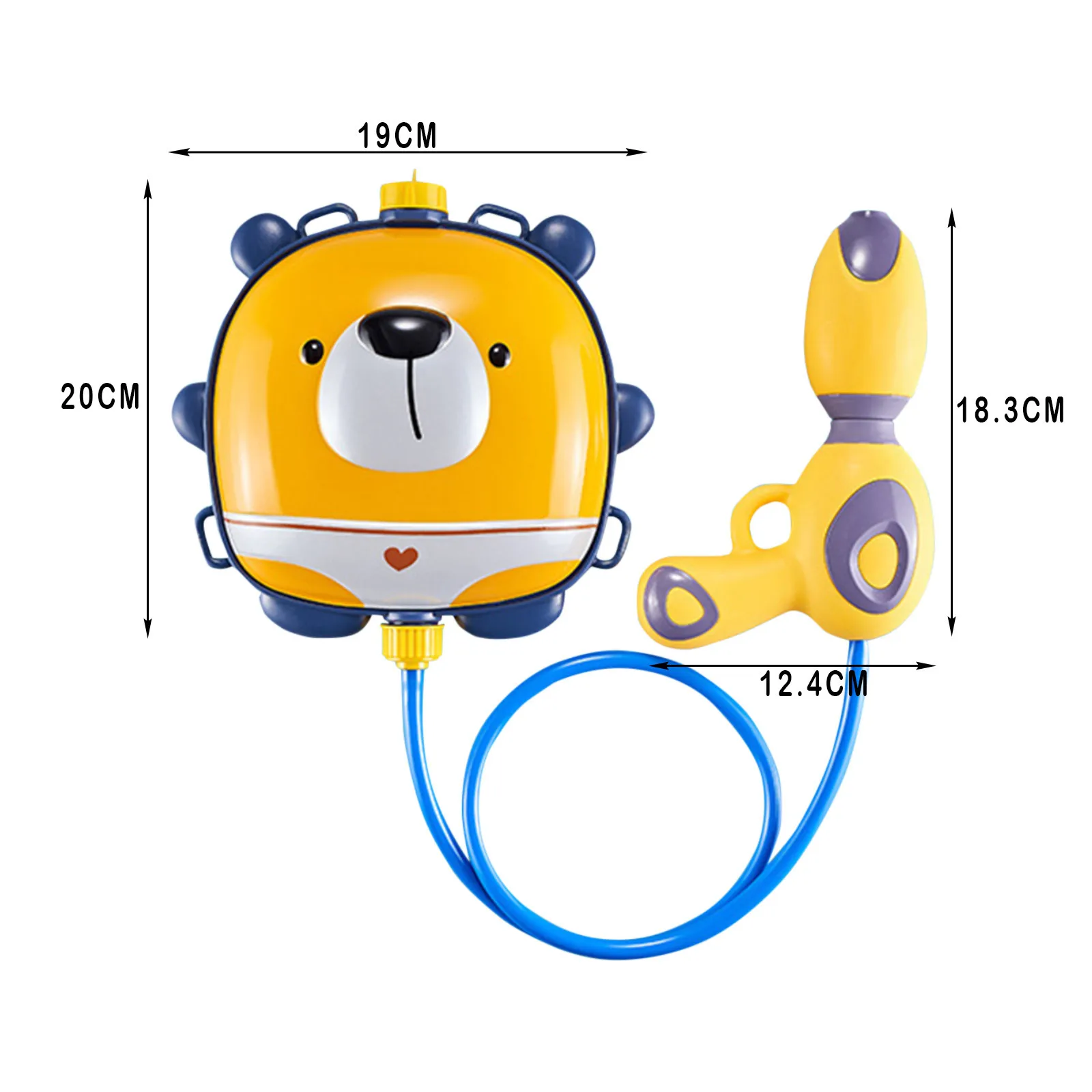 

Backpack Water Guns Squirt Water Toys Kawaii Cartoon Yellow Bear Love Panties Kids Backyard Summer Beach Toy Pistolets Eau