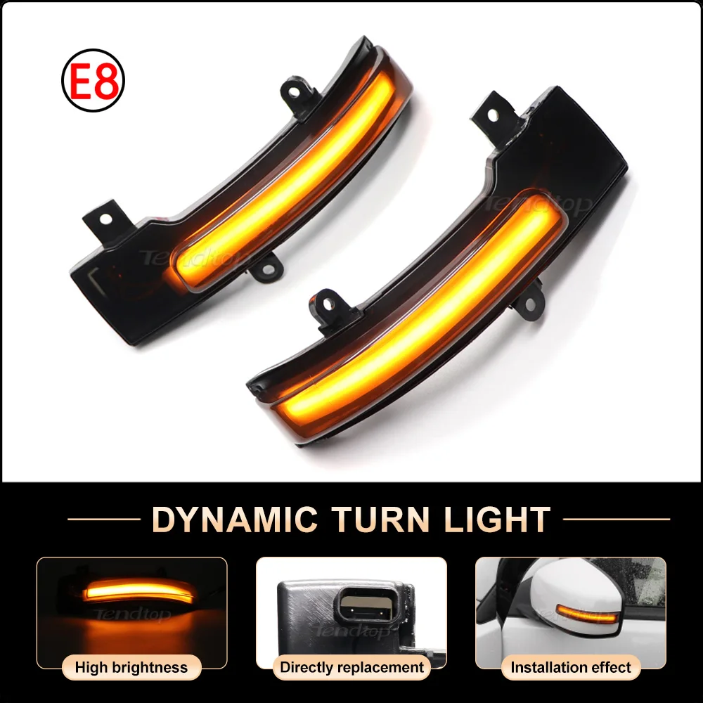 

2Pcs Side Wing Dynamic Turn Signal Light Rearview Mirror Indicator For Mitsubishi Outlander 2013-2020 Lancer 2016 OEM 8351A135