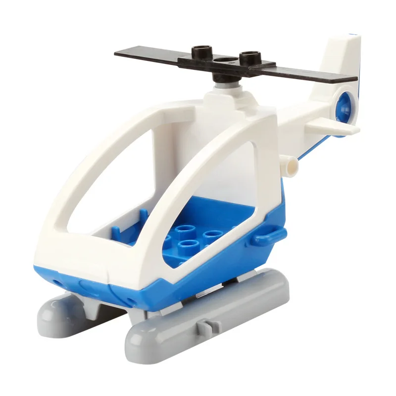 

Big Size Building Blocks Accessories Compatible Kids Large Bricks Children Traffic Car Train City Series MOC Educational Toys