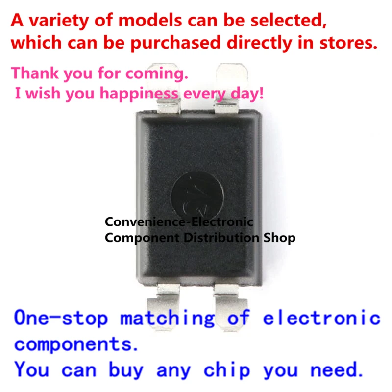 10PCS/PACK HCPL-817-56BE A817V A817 SOP4 HCPL-817 SMD | Integrated Circuits