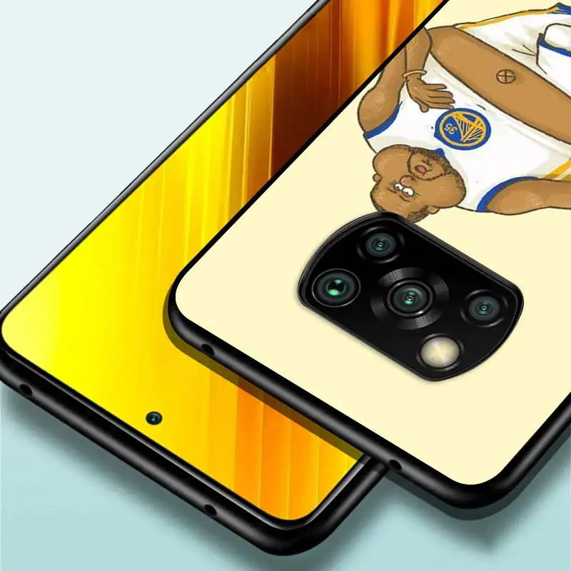 

Basketball cartoon character for Xiaomi Mi 9T 9 8 CC9 A3 Lite Pro Black Phone Case Shell Soft Fundas Coque Capa