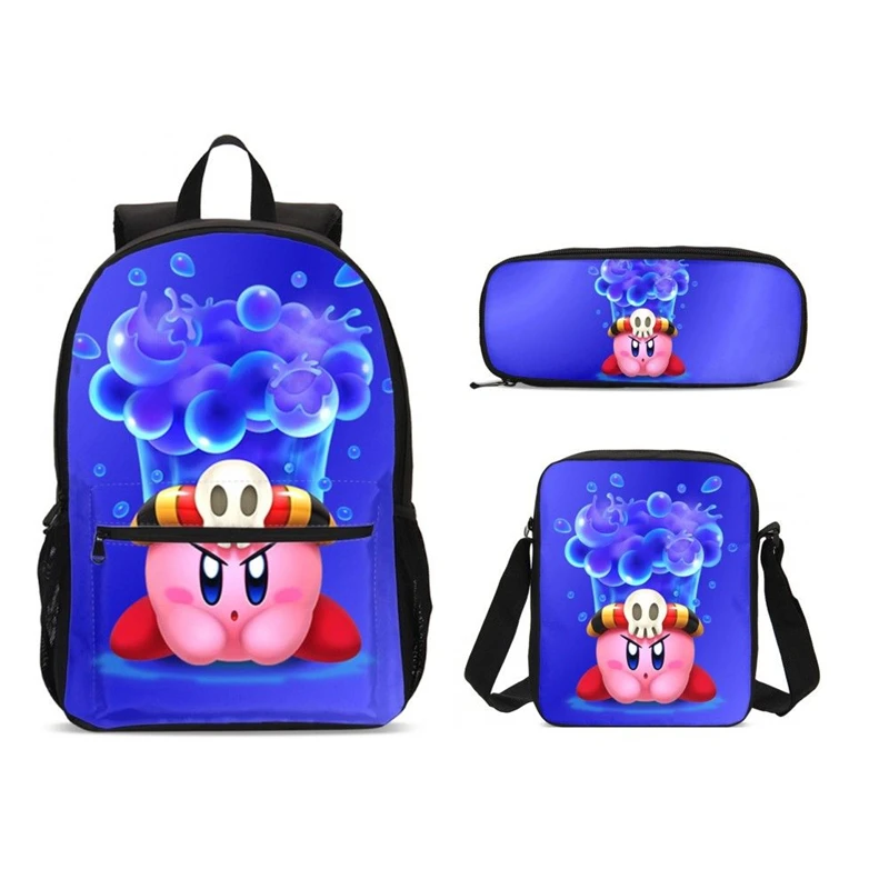 Kawaii Hoshino Kirby набор студенческих рюкзаков с принтом сумка карандаш для мужчин и