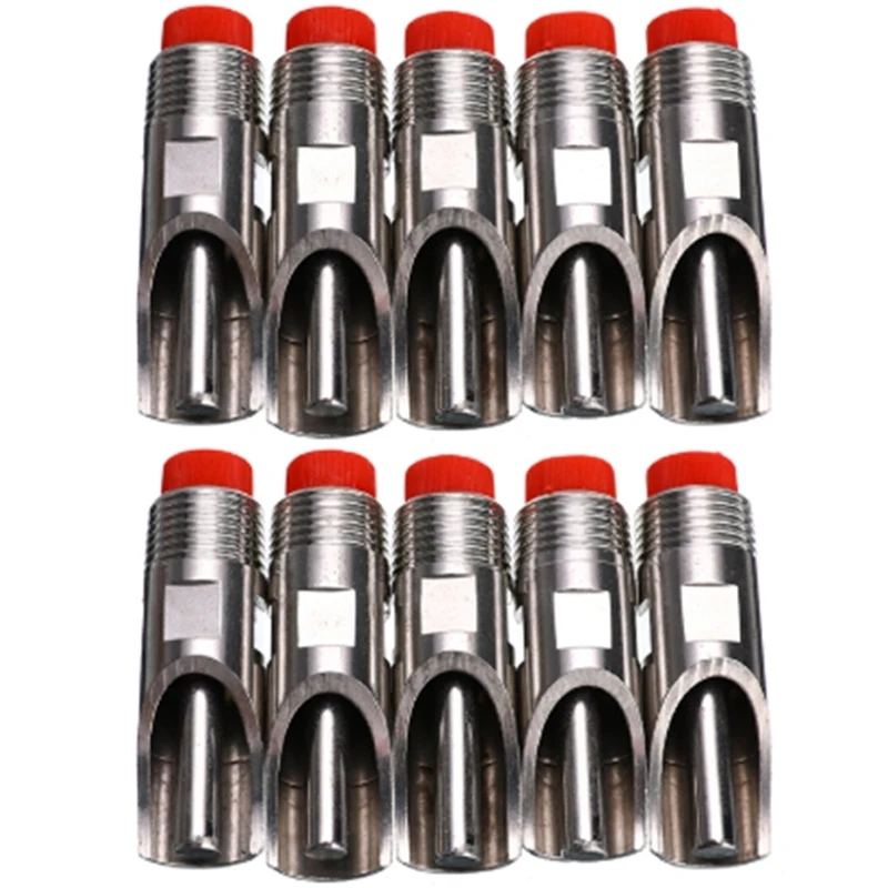 

10 нержавеющая сталь свинья автоматический соска диспенсер для воды, автоматическое сопло для воды, питьевой сосок