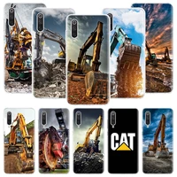 excavating machinery bulldozer man phone case for xiaomi redmi note 10 9 8 11 pro 11t 11s 10s 9s 9a 9c 9t 8t 8a 7 7a 5 art