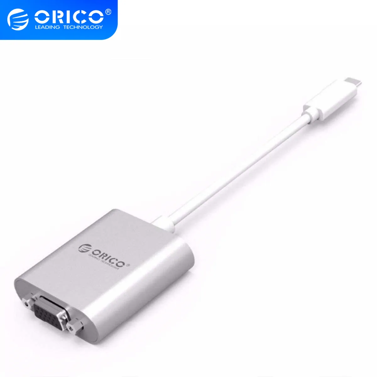 Адаптер ORICO Type-c на VGA USB C 3 1 кабель AUX типа Папа-мама для ТВ MacBook Pro ChromeBook Xiaomi Huawei Mate 10 |
