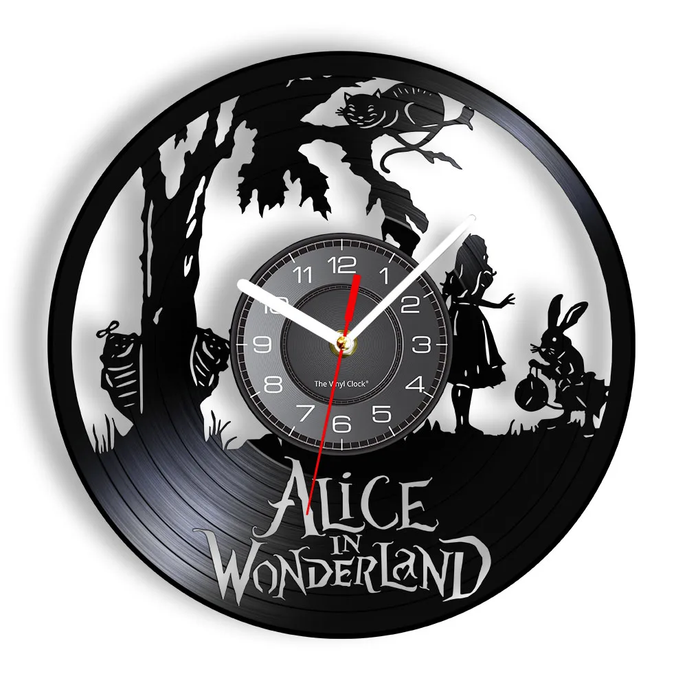 Inspirational Movie Theater Vintage Vinyl Record Wall Clock Journey Time Silent Non Ticking Hanging Watch Home Decor Kids Room