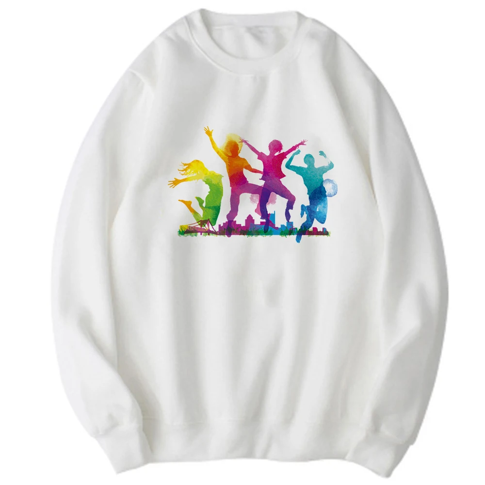 

Aesthetic Zumba Dance Printed Streetwear Sweatshirts Fashion Fitness Dance Popular in Europe and America Hoodies Spring Loose
