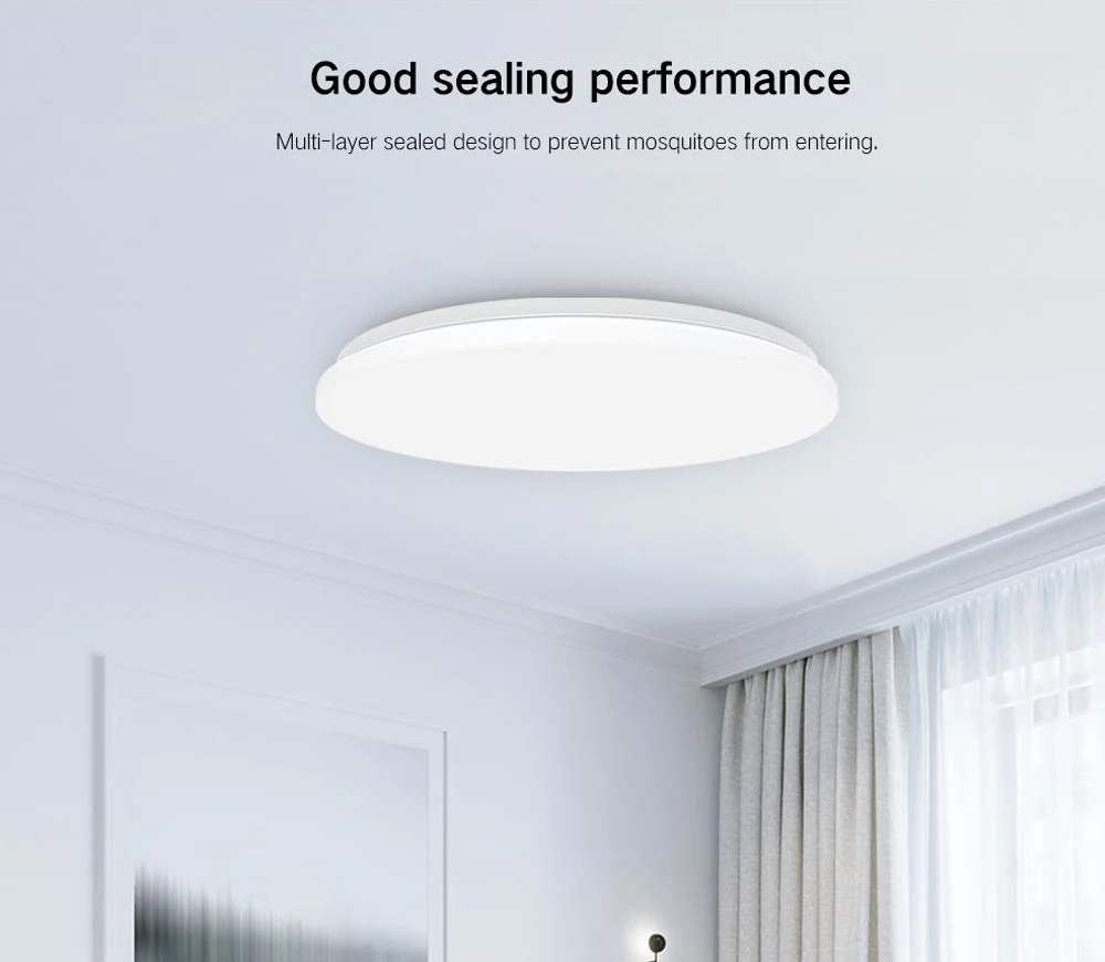 Xiaomi Yeelight YILAI YlXD05Yl 480 умный светодиодный потолочный светильник 32 Вт Простой Круглый приложение голосовое дистанционное управление окружающее освещение умный дом